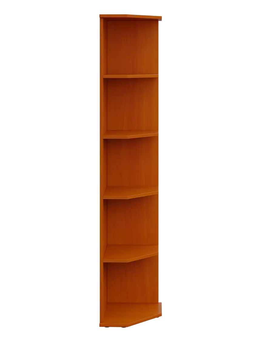 LZ 5 - 3 kancelářská skříň, rohová, pravá, 1822x360x400, třešeň šumavská